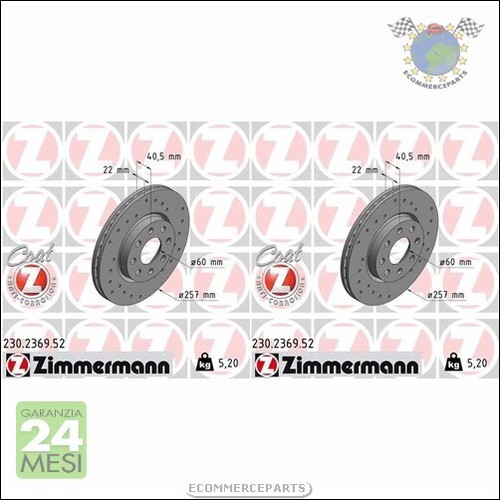 Kit dischi freno - 2x,