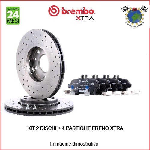 Kit dischi freno pastiglie - freno,