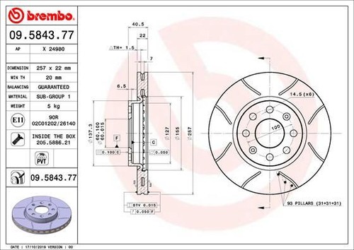 Coppia dischi freno brembo - coppia,
