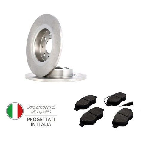 Kit dischi freno pastiglie - +,