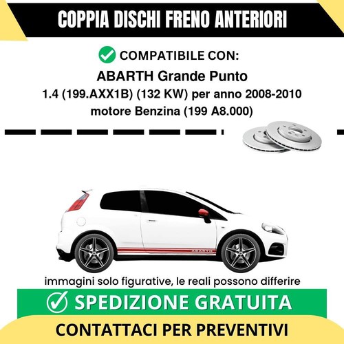 Coppia dischi freno anteriori - dischi,