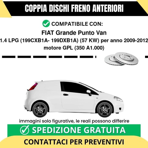 Coppia dischi freno anteriori - dischi,